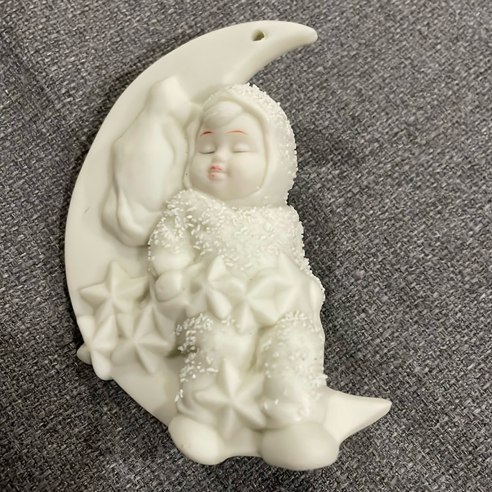 Department 57 Snowbabies Christmas Rock-A-Bye Baby Ornament